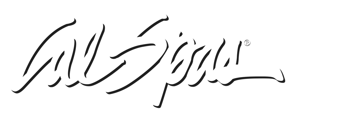 Calspas White logo Hazel Green