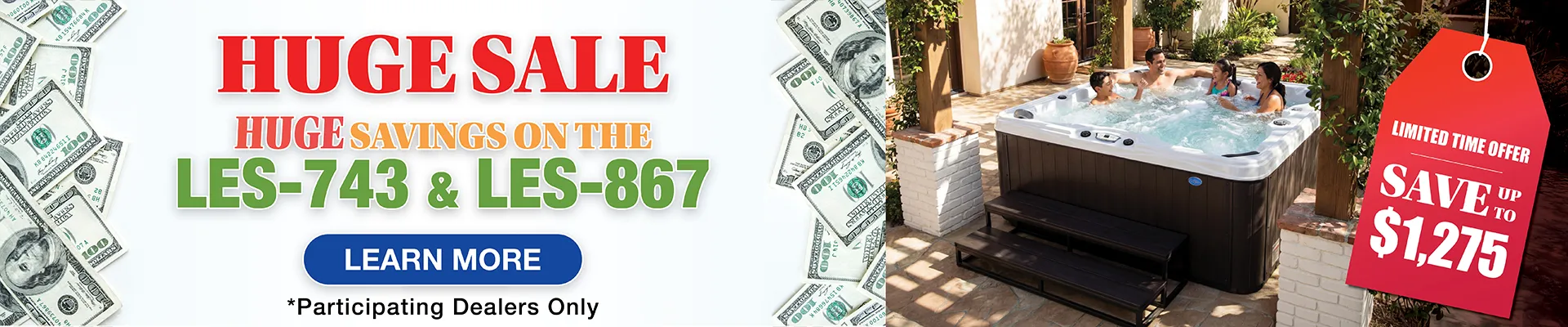 Calspas hot tub being used in a family setting - Hazel Green